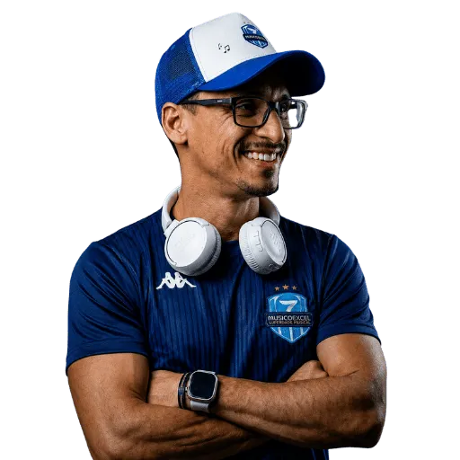 Erick França, treinador do Músico Excel com mais de 20 anos de experiência