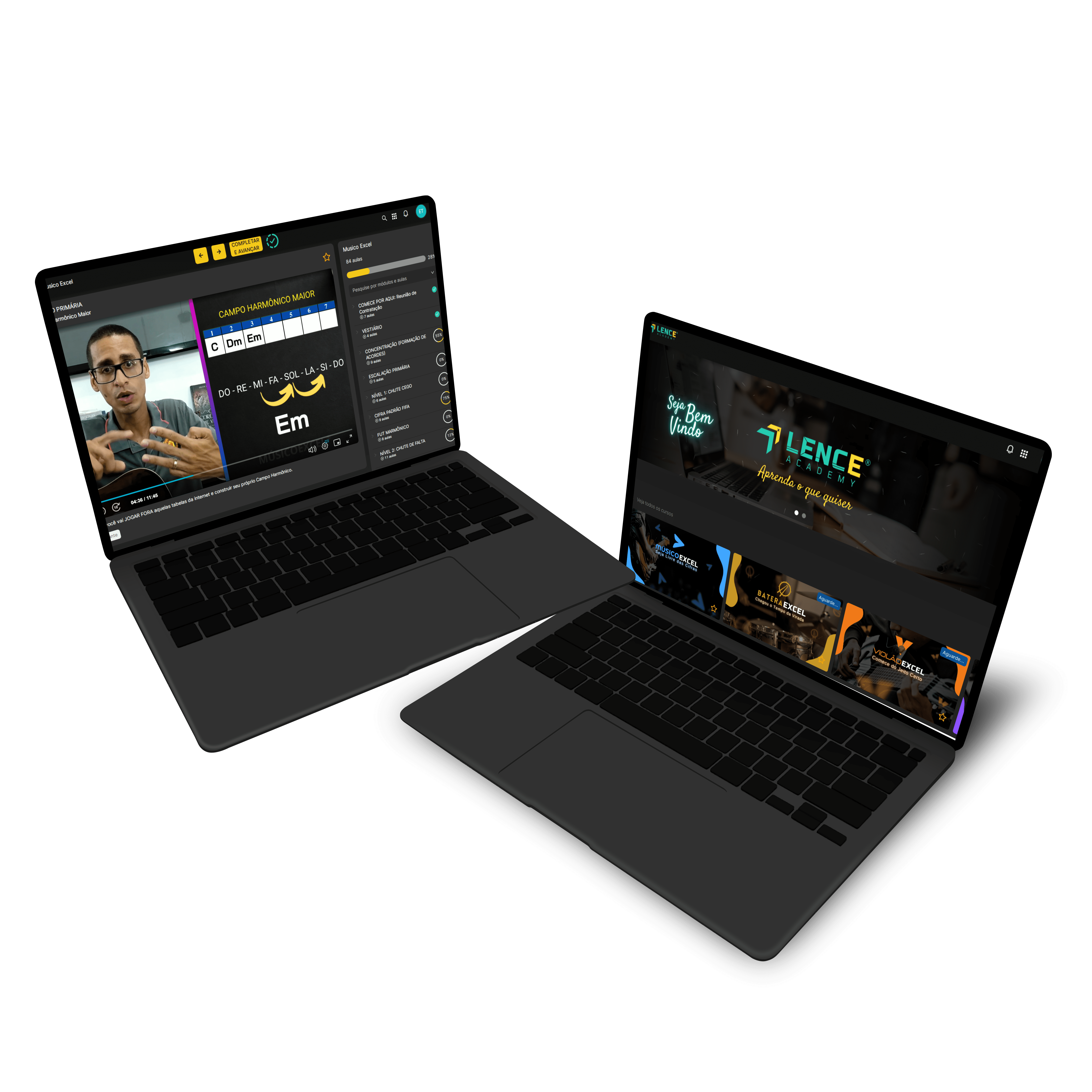 Mockup Músico Excel